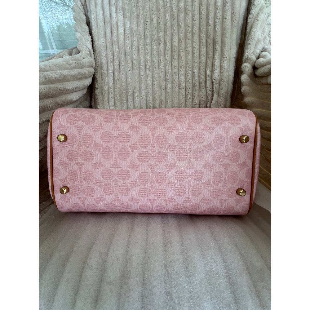 Coach Powder Pink Large Rowan NWT - Picture 6 of 11